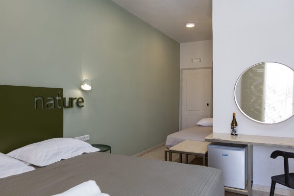 Nature Room at Spilgaia Apartments in Spili, Crete