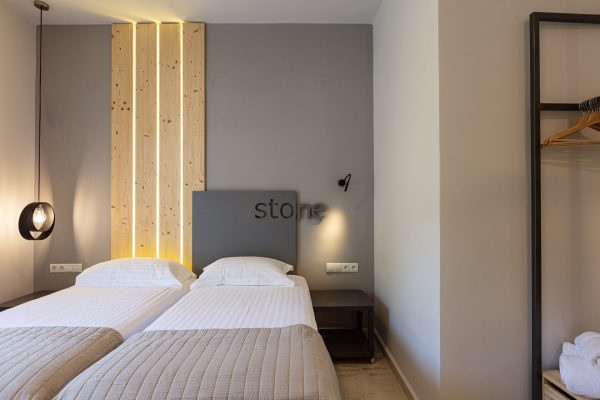 Stone Room at Spilgaia Apartments in Spili, Crete